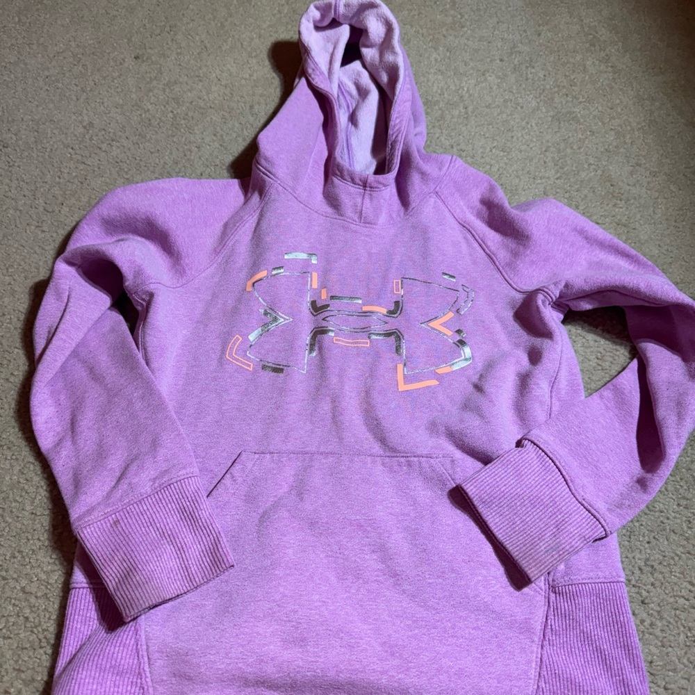 Youth Under Armour Purple Hoodie